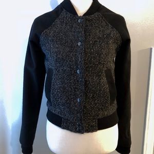 Tweed Bomber Jacket